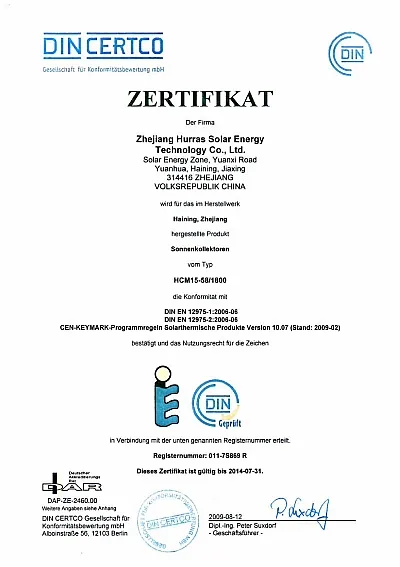 Certifikát SOLARTECH - profesionálne kvalifikácie